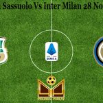 Prediksi Bola Sassuolo Vs Inter Milan 28 November 2020