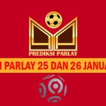 Prediksi Parlay 25 dan 26 Januari 2024