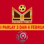Prediksi Parlay 3 dan 4 Februari 2024