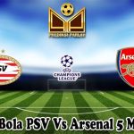 Prediksi Bola PSV Vs Arsenal 5 Maret 2025
